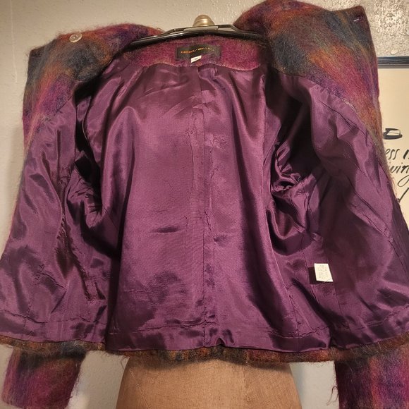 Harris Wallace Mohair Blend Cropped Jacket - Picture 14 of 16